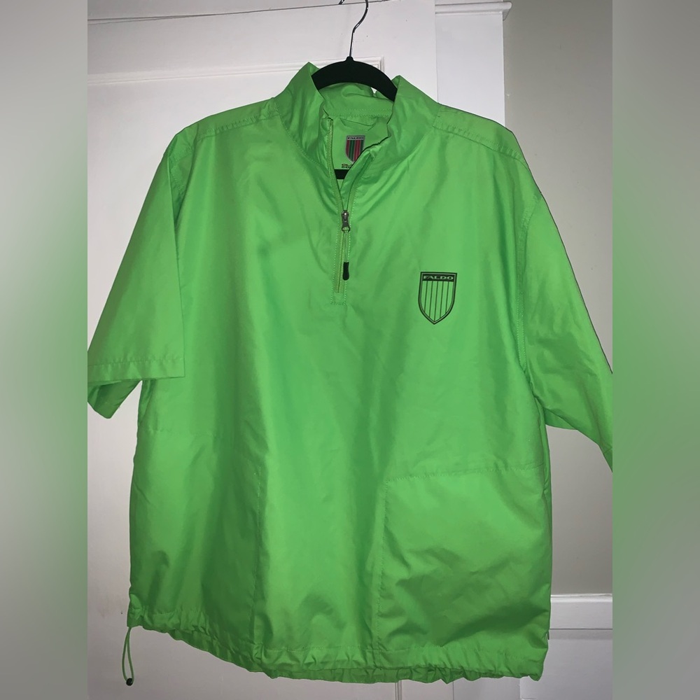 Faldo Bright Green Men's golf Windbreaker